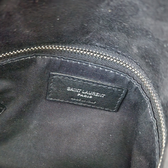 Saint Laurent Lou Lou Small Suede Puffer Bag - Picture 8 of 12